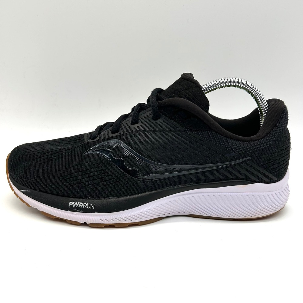 Saucony Guide 14 Shoes Womens 9 Black White Stability Running Sneakers S10654-12